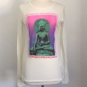 Lucky brand long sleeve tee yoga